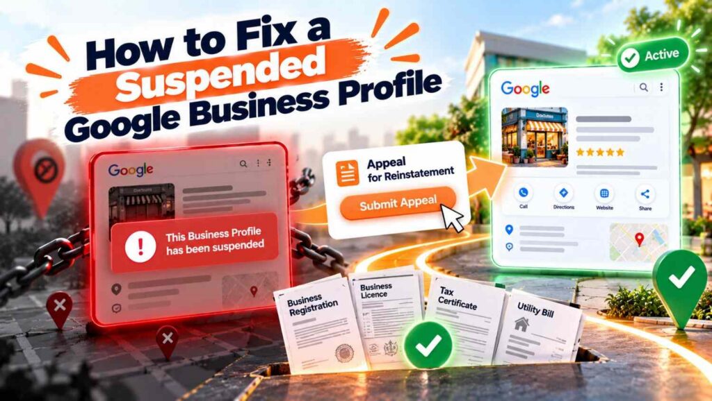 google business profile suspended
