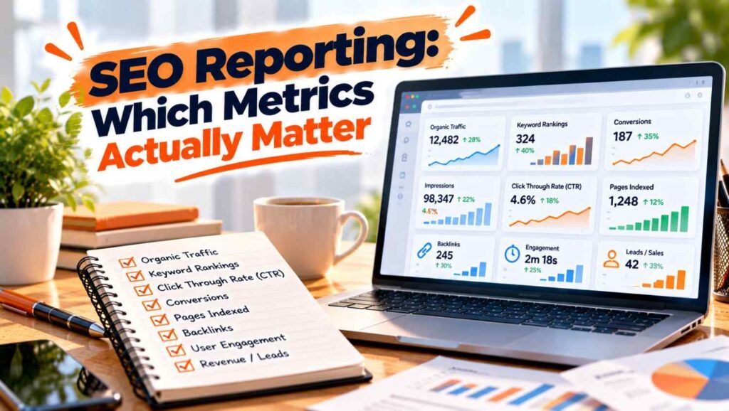 seo reporting metrics